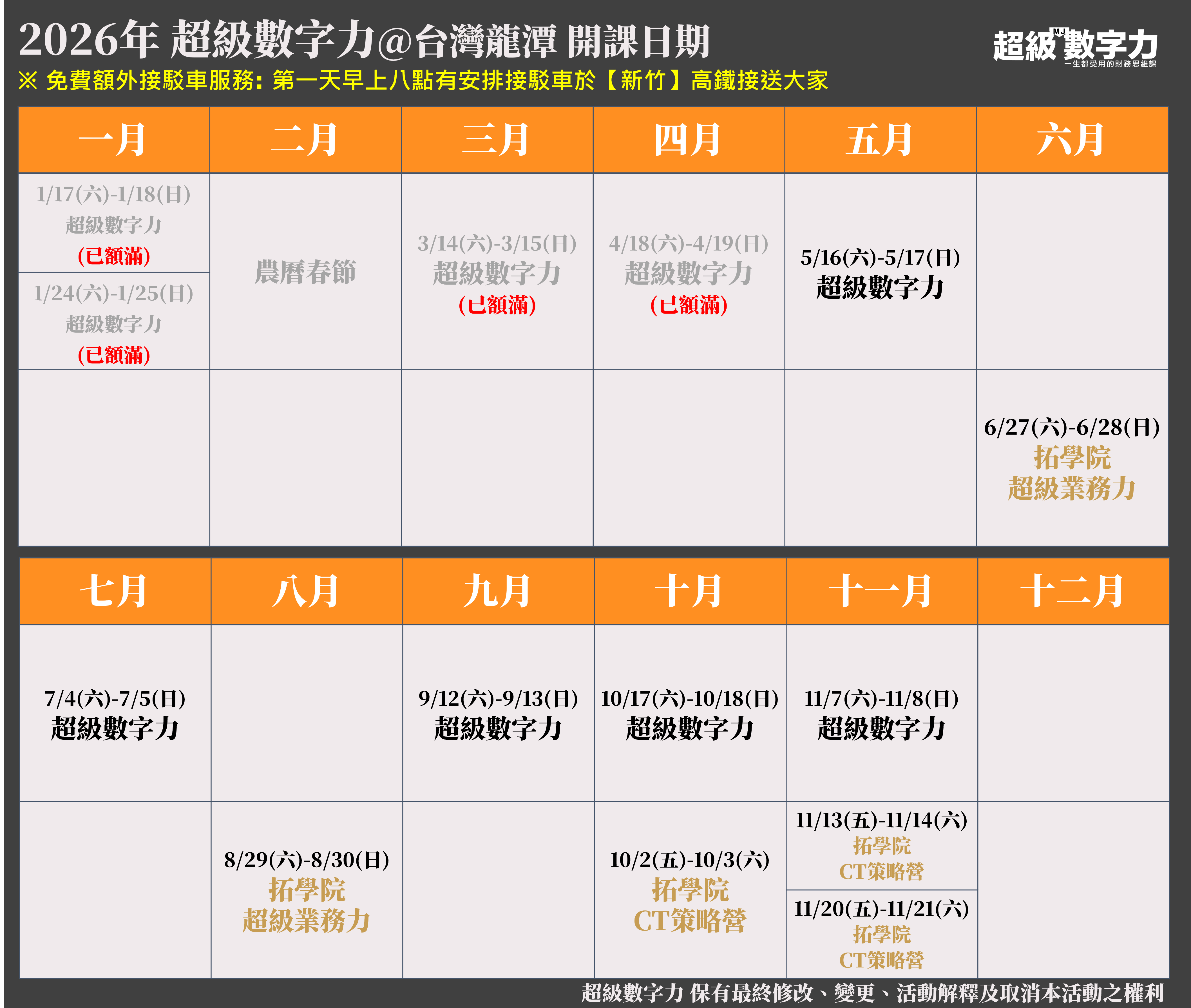 2026年數字力課程時間表_4月前都已額滿
